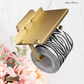"Lusso" Sovereign Bathroom Toilet Roll Holder -Brushed brass