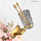 "Lusso" Sovereign Bathroom Single Cup Holder -Brushed brass