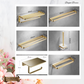 "Bagno"Sovereign Bathroom Sgl Bar Towel Rack -Brushed brass