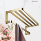"Bagno"Sovereign Bathroom 5 Bar Towel Rack -Brushed brass