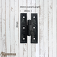 Farmhouse Cast Iron Strap H-Hinge -85mm x 46mm (MAJ-802)