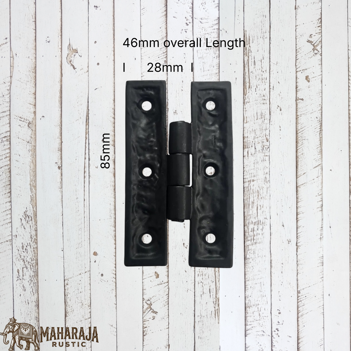 Farmhouse Cast Iron Strap H-Hinge -85mm x 46mm (MAJ-802)