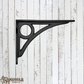 Cast iron shelf bracket 142mmx 104mm  (MAJ-813)