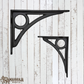 Cast iron shelf bracket 142mmx 104mm  (MAJ-813)
