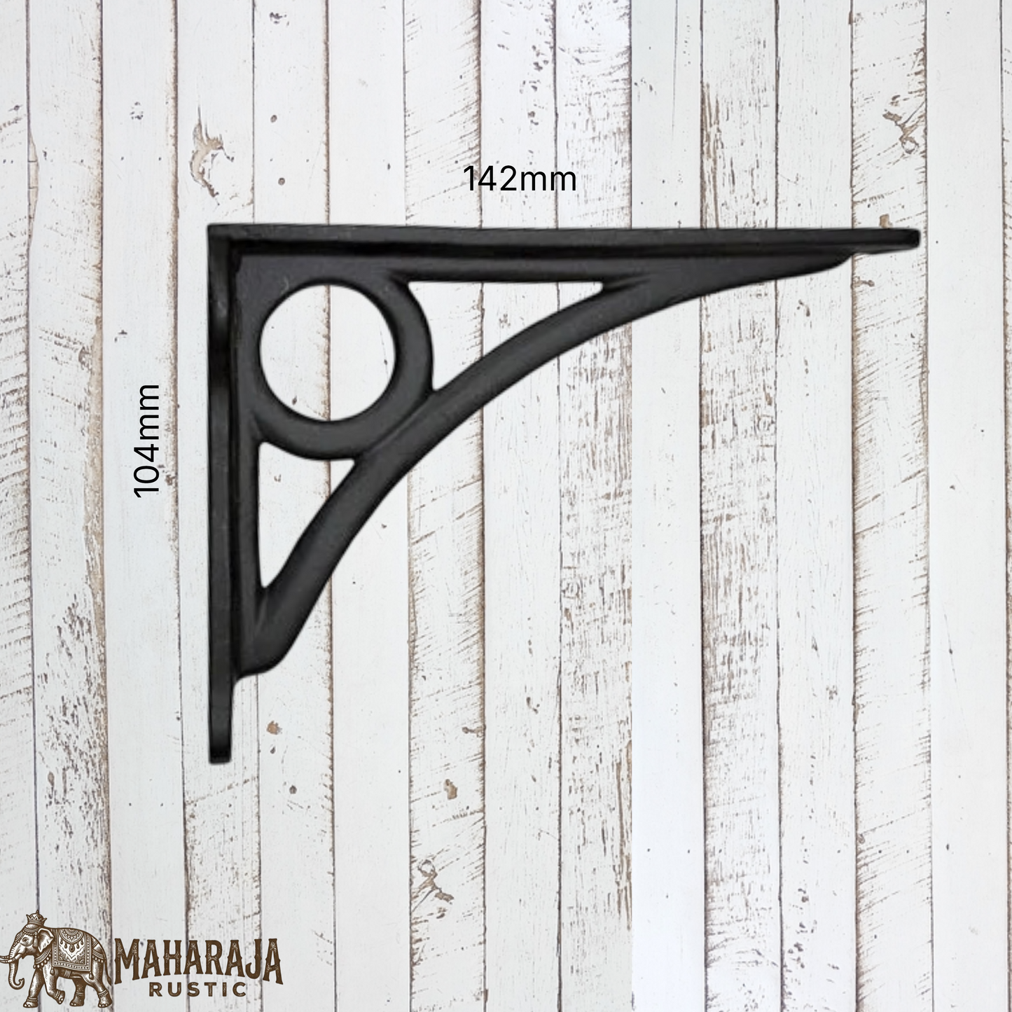 Cast iron shelf bracket 142mmx 104mm  (MAJ-813)