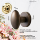 Ellittico Sovereign Oval brass Door knob (3 Finishes)