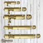 Heavy Duty Enclosed  Solid Brass Sliding Bolt 115mm to 280mm long