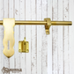 Brass Aldrop Door latch bolt Heavy duty 150mm-457mm lengths
