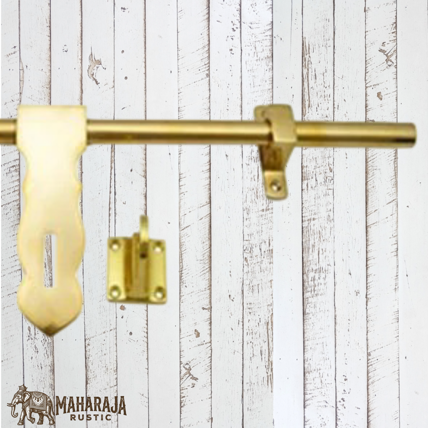 Brass Aldrop Door latch bolt Heavy duty 150mm-457mm lengths