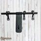 Hand Forged Iron smooth Aldrop Door latch bolt 304mm long