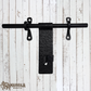 Hand Forged Iron Textured Aldrop Door latch bolt 355mm long