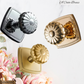 A Costa Sovereign Daisy brass Door knob (3 Finishes)