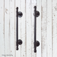 Rustic Iron Tubular pipe Barn Door handle 4 sizes(290-630mm)