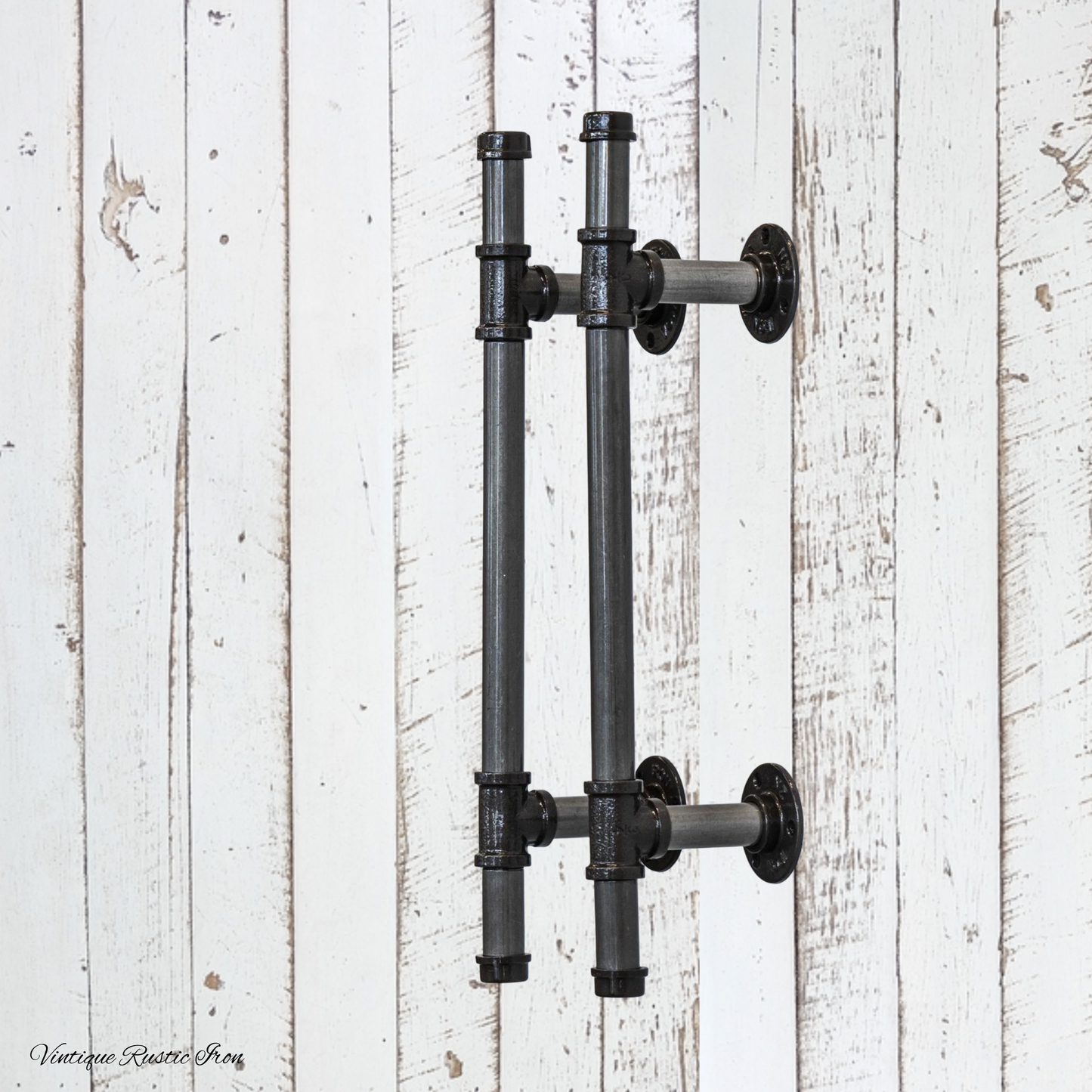 Rustic Iron Tubular pipe Barn Door handle 4 sizes(290-630mm)