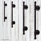Rustic Iron Tubular pipe Barn Door handle 4 sizes(290-630mm)