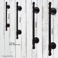 Rustic Iron Tubular pipe Barn Door handle 4 sizes(290-630mm)