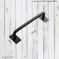Stonewall D-handle Black Bar iron handle 500mm
