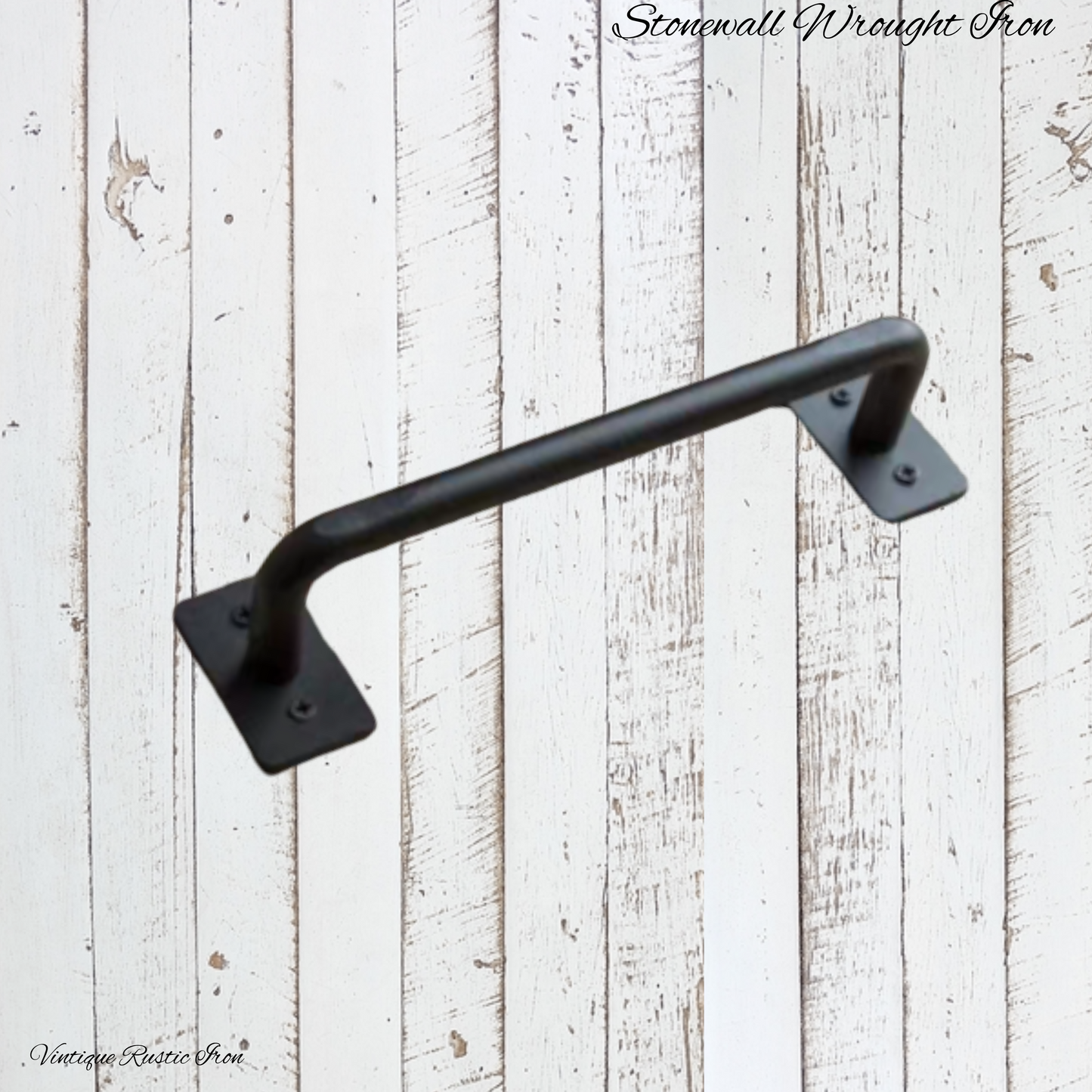 Stonewall D-handle Black Bar iron handle 500mm