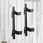 Saddleback handle 600mm Black Tube iron handle
