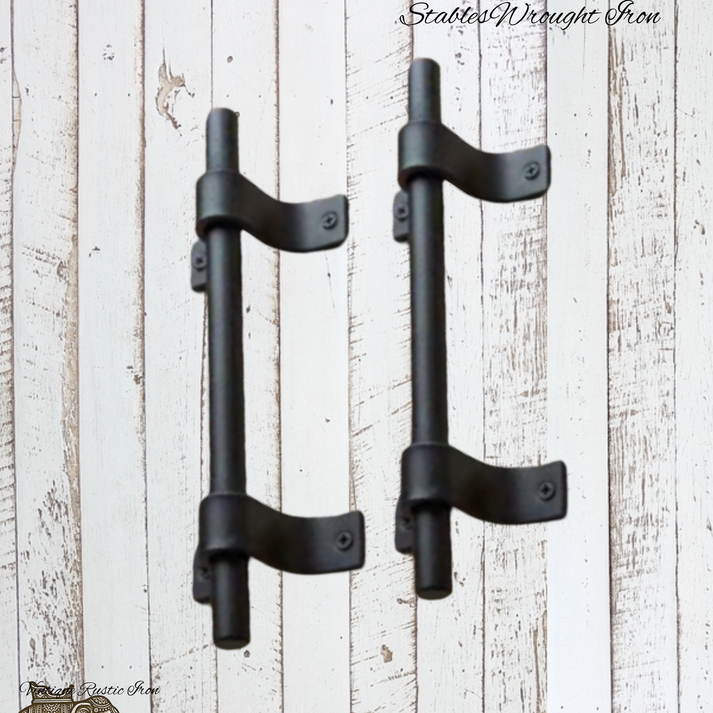 Saddleback handle 600mm Black Tube iron handle