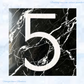 Narrow 150mm 304 stainless steel silver floating Street numbers (0-9)