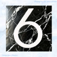 Narrow 150mm 304 stainless steel silver floating Street numbers (0-9)