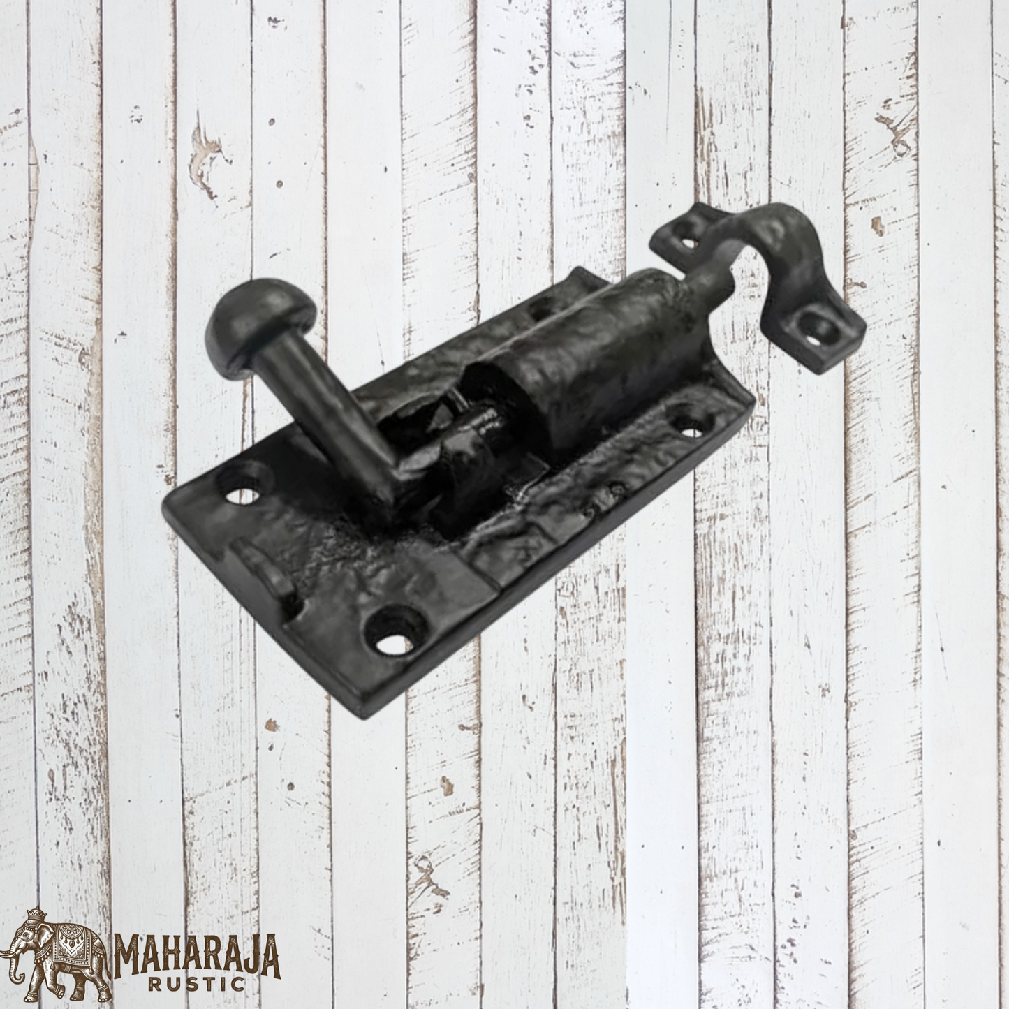 Cast Iron Rustic door or gate Bolt 75mm Long-Rustic beauty (MAJ839)