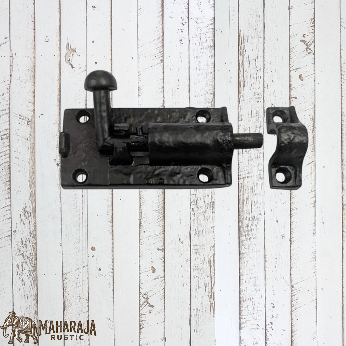 Cast Iron Rustic door or gate Bolt 75mm Long-Rustic beauty (MAJ839)