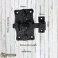 Cast Iron Cabinet latch/ Bolt 75mm long-wide body (MAJ841)