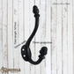 Jumbo Riustic Iron acorn Coat hook 147mm high (MAJ842)