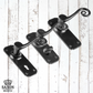 cast iron Monkey Tail Lever Handles Black (3 types)