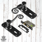 cast iron Monkey Tail Lever Handles Black (3 types)