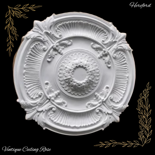 PU Hereford Ornate ceiling medalion rose 500mm dia