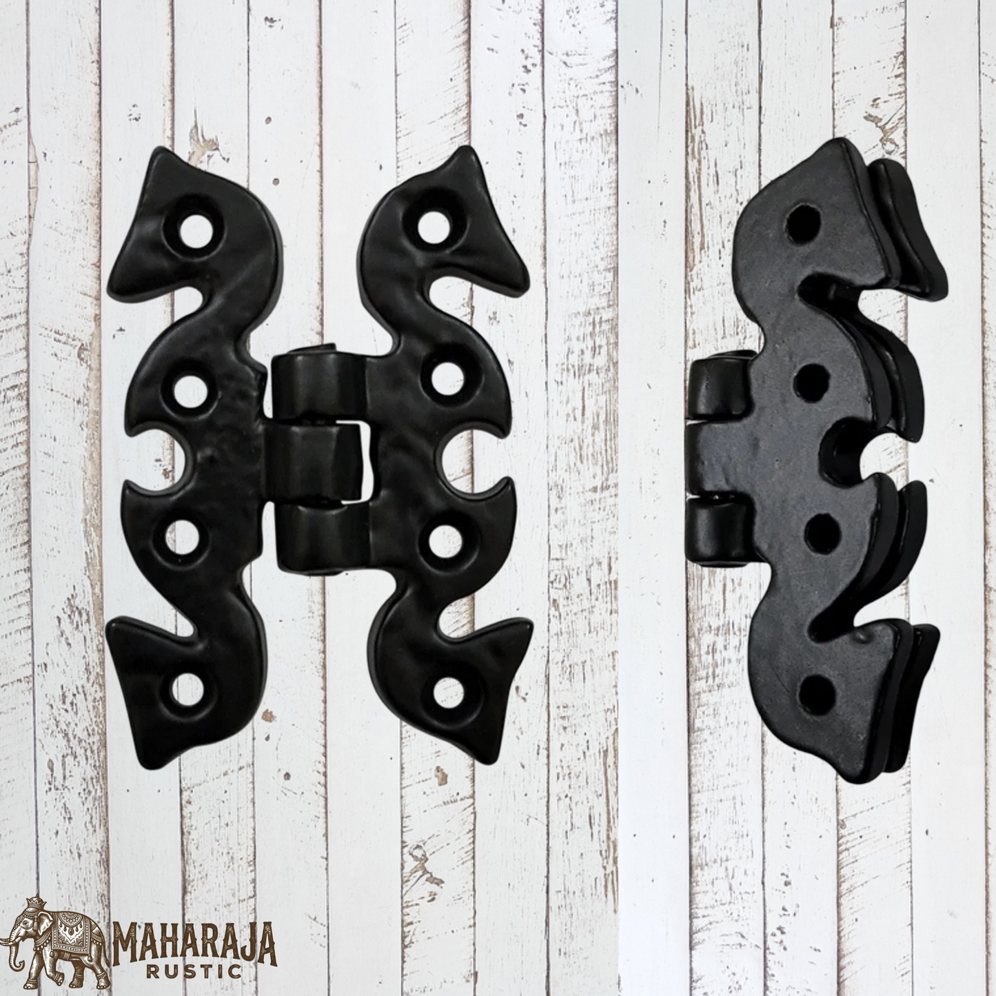Farmhouse Cast Iron Cabinet Strap H-Hinge -70mm x 47mm (MAJ-843)