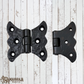 Antique Cast Iron Butterfly Cabinet Hinge 53mmx53mm (MAJ-844)