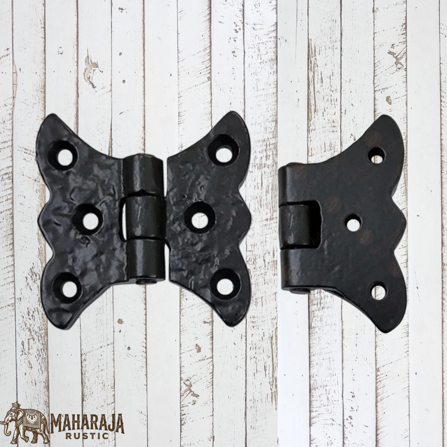 Antique Cast Iron Butterfly Cabinet Hinge 53mmx53mm (MAJ-844)