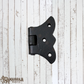 Antique Cast Iron Butterfly Cabinet Hinge 53mmx53mm (MAJ-844)