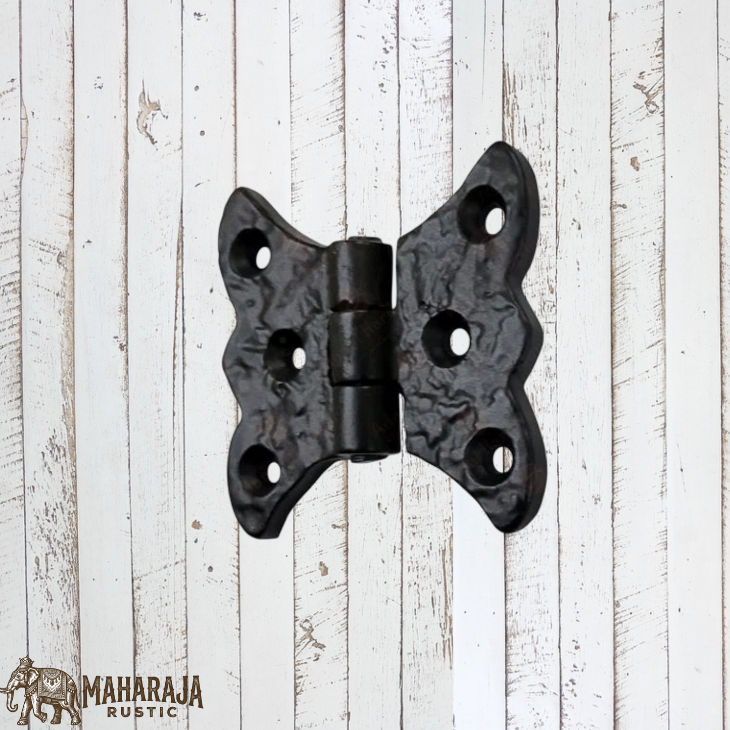 Antique Cast Iron Butterfly Cabinet Hinge 53mmx53mm (MAJ-844)