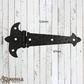 Tudor Rustic cast Iron spear T-Hinge 124mm x59mm (MAJ-845)
