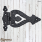 Bekah's Black Antique cast Iron T Hinge 225mmx133mm (MAJ-850)