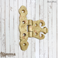 Rustic Heavy Duty Brass Cropped hinge 82mmx110mm (MAJ-853)