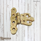 Rustic Heavy Duty Brass Cropped hinge 82mmx110mm (MAJ-853)