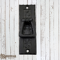 Cast Iron Pendant drop Rectangle cupboard handle (MAJ-856) 101mm x 33mm