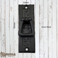 Cast Iron Pendant drop Rectangle cupboard handle (MAJ-856) 101mm x 33mm