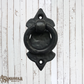 Cast Iron Fleur De Lis Ring drop 80mmx 42mm(MAJ-858)