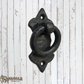 Cast Iron Fleur De Lis Ring drop 80mmx 42mm(MAJ-858)