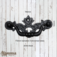 Cast Iron Crown Drawer Pull 116mm x 55mm