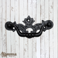 Cast Iron Crown Drawer Pull 116mm x 55mm