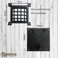 Cast Iron Door Grill and Flap/Backplate 157x161mm(MAJ-862)