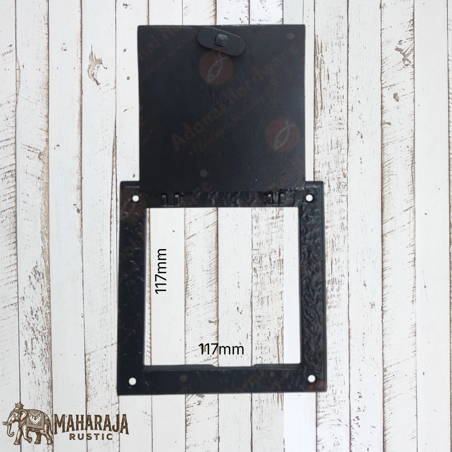 Cast Iron Door Grill and Flap/Backplate 157x161mm(MAJ-862)